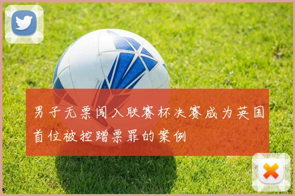 男子无票闯入联赛杯决赛成为英国首位被控蹭票罪的案例